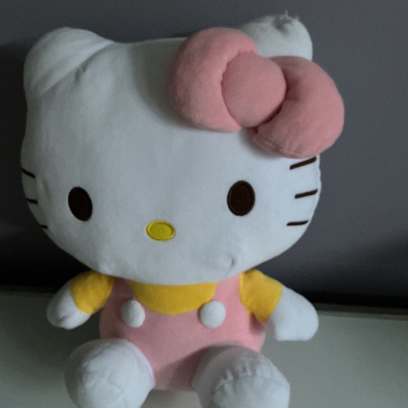 Hello Kitty Other - Hello Kitty White and Pink Stuffed Animal